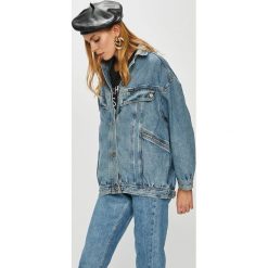 Wrangler - Kurtka. Szare kurtki damskie Wrangler, z bawełny. Za 449.90 zł.