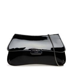 Torebka Emporio Armani. Czarne torebki do ręki damskie Emporio Armani, bez wzorów, wizytowe, bez dodatków. Za 1,159.00 zł.