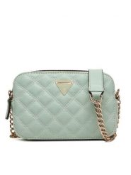 Guess Torebka Giully II HWBQ96 73140 Zielony. Zielone torebki do ręki damskie Guess, z aplikacjami, ze skóry, bez dodatków. Za 549.99 zł.