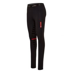 Dziewczęce legginsy jeździeckie o średniej przyczepności eaSt Reggings® R1. Czarne legginsy dla dziewczynek EAST, bez wzorów, z elastanu. Za 428.20 zł.