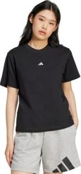 Adidas Koszulka damska adidas Essentials Small Logo Cotton czarna JC5943 L. Czarne t-shirty damskie Adidas, l, bez wzorów, bez kołnierzyka. Za 95.00 zł.