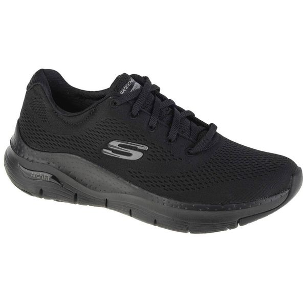 Buty sportowe Sneakersy damskie, Arch Fit-Big Appeal. Brązowe obuwie sportowe damskie Skechers, bez wzorów, trekkingowe. Za 379.99 zł.