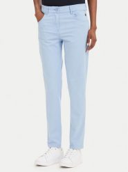 Beverly Hills Polo Club Chinosy P-SS26W-T586585 Granatowy Slim Fit. Niebieskie eleganckie spodnie męskie Beverly Hills Polo Club, m, bez wzorów, z bawełny. Za 211.99 zł.