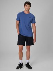 4F Spodenki treningowe szybkoschnące męskie - czarne XL. Czarne krótkie spodenki sportowe męskie 4f, l, bez wzorów, na fitness i siłownię. Za 149.99 zł.