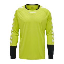 Koszulka Hummel Gardien Essential. Zielone bluzy męskie Hummel, m, bez wzorów, bez kołnierzyka, bez ramiączek, do piłki nożnej. Za 187.50 zł.