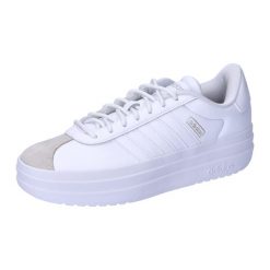 Buty do chodzenia damskie adidas VL Court Bold. Białe obuwie sportowe damskie Adidas, bez wzorów, trekkingowe. W wyprzedaży za 279.00 zł.
