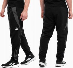 Spodnie męskie adidas Tiro 24 Competition Presentation czarno-szare IP5595 L. Czarne spodnie sportowe męskie Adidas, l, bez wzorów. Za 178.10 zł.