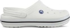 Crocs Klapki unisex Crocband white r. 38/39. Białe klapki damskie Crocs, bez wzorów, sportowe, bez obcasa. Za 214.84 zł.
