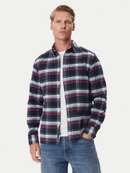Tommy Jeans Koszula DM0DM23615 Granatowy Regular Fit. Niebieskie koszule męskie Tommy Jeans, m, bez wzorów, z bawełny, bez kołnierzyka, bez ramiączek. Za 369.99 zł.
