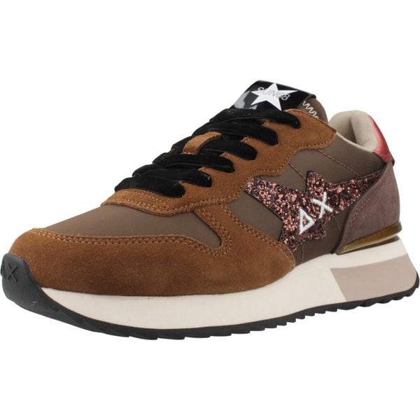 Buty SUN68 STARGIRL GLITTER LOGO Brązowy. Brązowe obuwie sportowe damskie SUN68, trekkingowe. Za 417.99 zł.