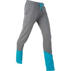 Spodnie dresowe, długie, z kolekcji Maite Kelly, Level 1 bonprix dymny szary - ciemnoturkusowy melanż. Spodnie sportowe damskie marki bonprix. Za 74.99 zł.