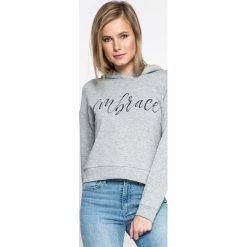 Jacqueline de Yong - Bluza. Szare bluzy damskie Jacqueline de Yong, z nadrukiem, z bawełny. W wyprzedaży za 49.90 zł.