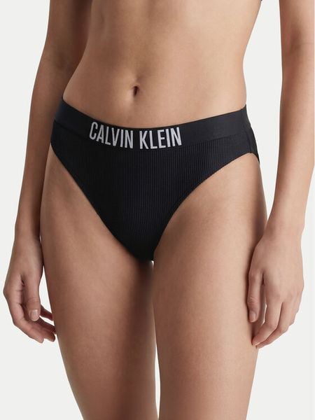 Calvin Klein Swimwear Dół od bikini LV00Q61240 Czarny. Czarne bikini damskie Calvin Klein Swimwear, s, bez wzorów. Za 209.99 zł.