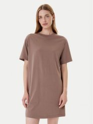 Nike Sukienka codzienna DV7882 Brązowy Relaxed Fit. Brązowe sukienki damskie Nike, na co dzień, l, bez wzorów, z bawełny, bez kołnierzyka, bez ramiączek, proste. Za 219.99 zł.