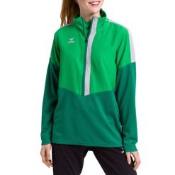 Bluza rozpinana Erima Worker Squad. Zielone bluzy męskie Erima, m, bez wzorów, z polaru, bez kaptura. W wyprzedaży za 128.00 zł.