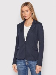 Vero Moda Marynarka Julia 10154123 Granatowy Regular Fit. Niebieskie żakiety damskie Vero Moda, bez wzorów, z bawełny. Za 199.99 zł.