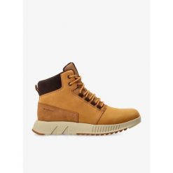 Buty outdoor męskie Sorel Mac Hill Lite Mid Plus WP. Brązowe trekkingi męskie Sorel, outdoorowe. Za 512.99 zł.