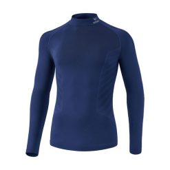 Koszulka termoaktywna męska Erima Athletic Longsleeve Turtleneck Top. Niebieskie bielizna termoaktywna męska Erima, m, bez wzorów, bez kaptura. Za 194.99 zł.