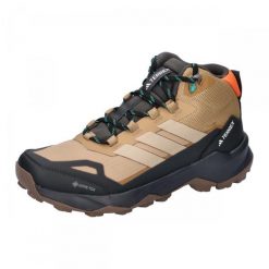 Buty trekkingowe adidas Terrex Skychaser AX5 Mid. Brązowe trekkingi męskie Adidas. W wyprzedaży za 531.00 zł.