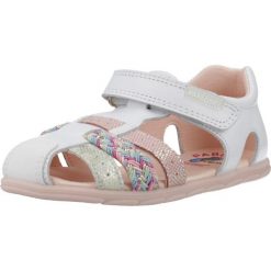 Sandały PABLOSKY 067100P Biały. Białe sandały damskie Pablosky, bez wzorów, ze skóry, bez obcasa, bez zapięcia. Za 224.99 zł.