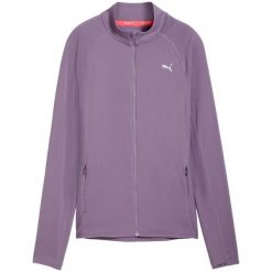 Bluza do biegania damska PUMA Run For Her Ribbed Full Zip. Fioletowe bluzy damskie Puma, s, bez wzorów, bez kaptura. Za 239.99 zł.