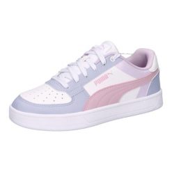 Buty do chodzenia damskie Puma 15 Caven 2 Jr. Białe obuwie sportowe damskie Puma, bez wzorów, z materiału, trekkingowe. Za 219.30 zł.