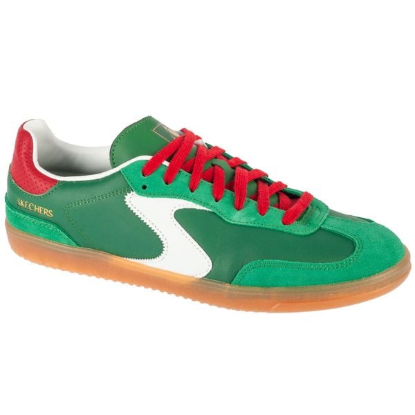 Buty sportowe Sneakersy męskie, Hotshot - Roaver. Zielone buty sportowe męskie Skechers, bez zapięcia, trekkingowe. Za 239.99 zł.