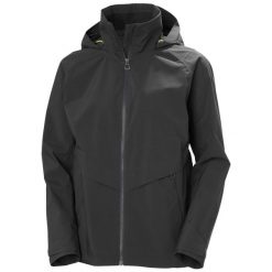 Damska wodoodporna kurtka z kapturem Helly Hansen Hp Racing. Szare kurtki sportowe damskie Helly Hansen, na lato, l, bez wzorów, z dzianiny, z kapturem, do biegania. Za 779.00 zł.