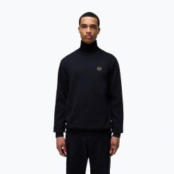 Bluza męska Napapijri B-Badge C. Czarne bluzy męskie Napapijri, m, bez wzorów, bez kaptura. Za 289.99 zł.