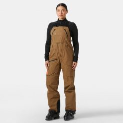 Spodnie narciarskie dla kobiet Helly Hansen Ridge Infinity Shell. Brązowe spodnie materiałowe damskie Helly Hansen, bez wzorów. W wyprzedaży za 2,379.50 zł.