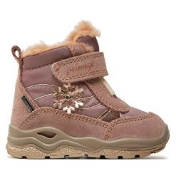 Śniegowce Primigi. Czerwone śniegowce dziewczęce Primigi, z gore-texu, bez zapięcia. Za 349.99 zł.