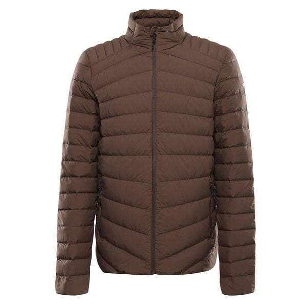 Kurtka męska puchowa Alpine Pro Reter. Brązowe kurtki sportowe męskie Alpine Pro, m, bez wzorów, z puchu, trekkingowe. W wyprzedaży za 549.00 zł.