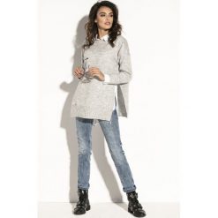 Sweter z rozcięciem fb587. Swetry damskie marki Fobya. Za 119.00 zł.