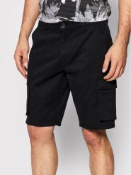 Only & Sons Szorty materiałowe Cam 22016689 Czarny Regular Fit. Czarne szorty męskie Only & Sons, m, bez wzorów, z bawełny. Za 109.99 zł.