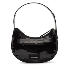 Torebka KARL LAGERFELD. Czarne torebki do ręki damskie KARL LAGERFELD, bez wzorów, klasyczne, bez dodatków. Za 499.99 zł.