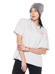 Koszulka na co dzień na siłownię. Szare koszulki sportowe damskie LEONE 1947 APPAREL, s, bez wzorów, bez kołnierzyka. Za 164.19 zł.