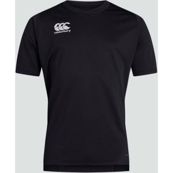 Canterbury Club. Czarne koszulki sportowe męskie CANTERBURY, bez wzorów, bez kołnierzyka, bez ramiączek. Za 274.00 zł.