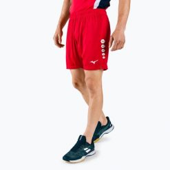Spodenki treningowe męskie Mizuno Soukyu. Białe krótkie spodenki sportowe męskie Mizuno, m, bez wzorów, do piłki ręcznej. Za 47.99 zł.