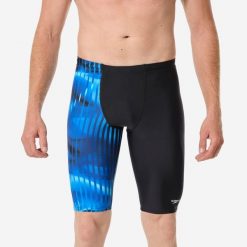 Spodenki pływackie jammer męskie. Czarne kąpielówki męskie Speedo, m, bez wzorów, z materiału, długie, na fitness i siłownię. Za 229.99 zł.