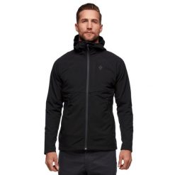 Bluza z kapturem trekkingowa męska Black Diamond Element. Czarne bluzy sportowe męskie Black Diamond, m, bez wzorów, z kapturem, trekkingowe. Za 494.99 zł.