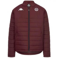 Kurtka puchowa Union Bordeaux-Bègles Mikeli 2 2026/27. Czerwone kurtki męskie Kappa, l, bez wzorów, z futra, na fitness i siłownię. Za 407.50 zł.