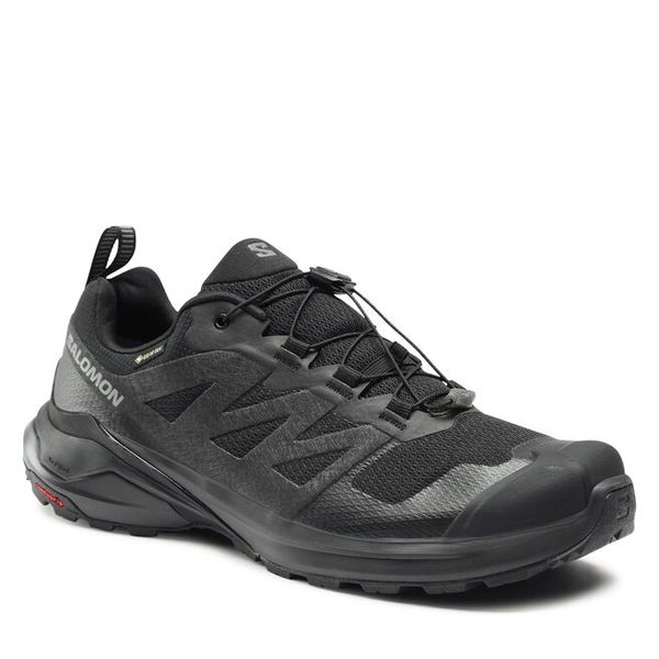 Buty do biegania Salomon. Czarne buty sportowe męskie Salomon, z gore-texu, bez zapięcia, do biegania, gore-tex. Za 439.99 zł.