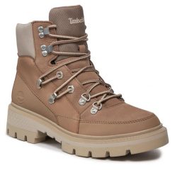Trzewiki Timberland. Brązowe botki damskie Timberland, bez obcasa, na płaskiej podeszwie, bez zapięcia. Za 939.99 zł.