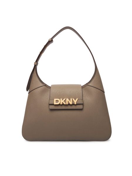 DKNY Torebka R523KL20 Beżowy. Brązowe torebki do ręki damskie DKNY, bez wzorów, ze skóry, bez dodatków. Za 1,049.00 zł.