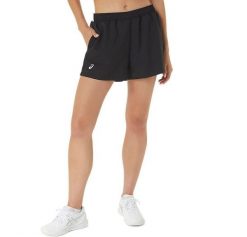 Spodenki sportowe damskie Asics Court Short Women. Czarne szorty sportowe damskie Asics, m, bez wzorów, z materiału, sportowe, na fitness i siłownię. Za 219.00 zł.