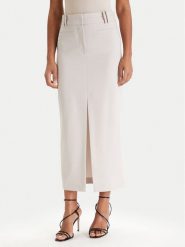 Patrizia Pepe Spódnica midi 8G0515/A498-S748 Szary Regular Fit. Szare spódnice damskie Patrizia Pepe, s, bez wzorów, z syntetyku, midi. Za 1,039.00 zł.