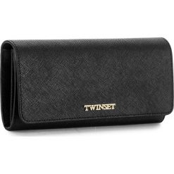 Duży Portfel Damski TWINSET - Portafoglio OA7PD3 Nero 00006. Portfele damskie marki Twinset. W wyprzedaży za 359.00 zł.