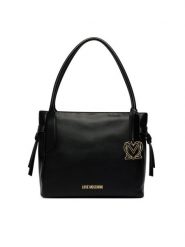 LOVE MOSCHINO Torebka JC4056PP1PLL0000 Czarny. Czarne torebki do ręki damskie Love Moschino, bez wzorów, ze skóry, bez dodatków. Za 1,059.00 zł.