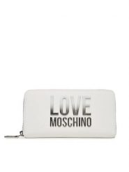 LOVE MOSCHINO Portfel JC5730PP0MKD0100 Biały. Białe portfele damskie Love Moschino, bez wzorów, ze skóry. Za 319.99 zł.