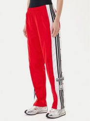 Adidas Spodnie dresowe Adibreak JY1354 Czerwony Loose Fit. Czerwone spodnie dresowe damskie Adidas, xs, bez wzorów, z dresówki. Za 249.99 zł.